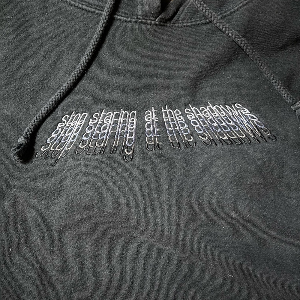 FTP Black Hoodie with White Text